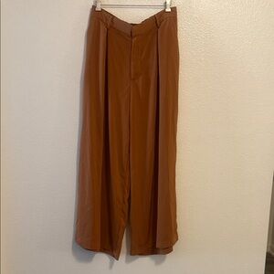 2 for 1 Amazon Women's Brown and Black Wide-Leg Trousers (two pairs)